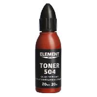 კოლერი Element decor Toner 504 ოქსიდი-წითელი 20 მლ 