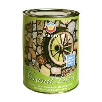 წყლით გასახსნელი ნახევრად მქრქალი ქვის ლაქი Eskaro Granit Lakk 0.95 ლ 