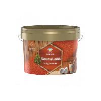 წყლით გასახსნელი ნახევრად გლუვი აბანოს ლაქი Eskaro SaunaLakk 2.4 ლ 