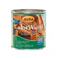 დეკორატიულ-დამცავი საშუალება Eskaro Aura ColorWood Aqua 0.75 ლ კვიპაროსი 