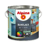 ფერადი ემალი Alpina Buntlack ყავისფერი თიხა 2.5 ლ 