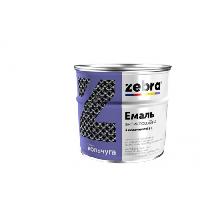 ანტიკოროზიული ემალი 3 - 1-ში ZEBRA Кольчуга 12 თეთრი პრიალა 0.75ლ 