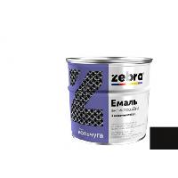 ანტიკოროზიული ემალი 3 - 1-ში ZEBRA Кольчуга 90 შავი 0.75ლ 