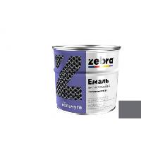 ანტიკოროზიული ემალი 3 - 1-ში ZEBRA Кольчуга 18 მუქი ნაცრისფერი 0.75 ლ 