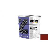 ანტიკოროზიული ემალი 3 - 1-ში ZEBRA Кольчуга 87 მოწითალო-მოყავისფრო 0.75 ლ 