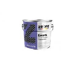 ანტიკოროზიული ემალი 3 - 1-ში ZEBRA Кольчуга 12 თეთრი პრიალა 2 ლ 