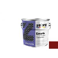 ანტიკოროზიული ემალი 3 - 1-ში ZEBRA Кольчуга 76 მუქი ალუბლისფერი 2 ლ 