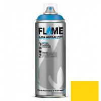 საღებავი-სპრეი FLAME FB104 ყვითელი 400 მლ 