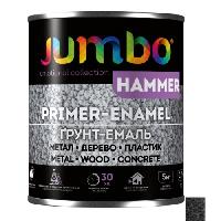გრუნტი-ემალი JUMBO Hammer შავი 0,7 ლ 