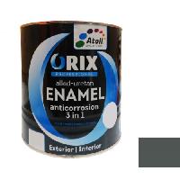 ემალი ანტიკოროზიული Atoll Orix Color 3 in 1, 2 ლ ნაცრისფერი RAL 7045 