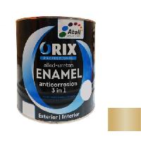 ემალი ანტიკოროზიული Atoll Orix Color 3 in 1, 0.7 ლ ოქროსფერი RAL 1036 