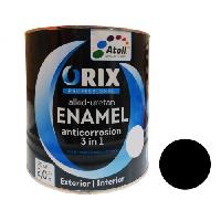 ემალი ORIX METALLIC 3-1ში (ანტიკოროზ) შავი 0,7 კგ 