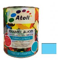 ემალი ალკიდი უნივერსალური ATOLL ПФ-115 ღია ცისფერი 0.8 კგ 