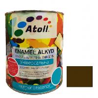 ემალი ალკიდი უნივერსალური ATOLL ПФ-115 მუქი ყავისფერი 2.6 კგ 