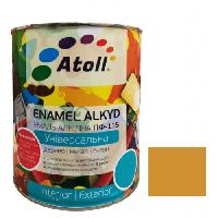 ემალი ალკიდი უნივერსალური ATOLL ПФ-115 მოყვითალო ყავისფერი 2.6 კგ 