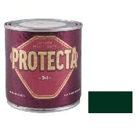 საღებავი ლითონისთვის 3 - 1 ეფეკტური მუქი მწვანე PROTECTA 0.5 ლ 