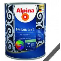 გრუნტი-ემალი ჟანგ. 3-1-ში, ფერი:Alpina ნაცრისფერი RAL 7040 2,5L 