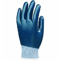 ნეილონის ხელთათმანები დაფარული ნიტრილით Eurotechnique S10 6290 ლურჯი 