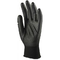 პოლიესტერის სამუშაო ხელთათმანები Eurotechnique S10 6040 შავი 