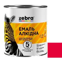 ემალი ალკიდური Zebra ПФ-116 75 წითელი 0.25 კგ 