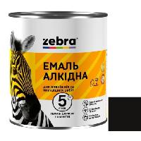 ემალი ალკიდური Zebra ПФ-116 90 შავი 0.9 კგ 