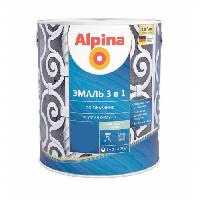 ემალი Alpina 3 in 1 RAL9005 შავი 2.5 ლ 