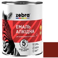 ემალი ალკიდური Zebra ПФ-226 87 მოწითალო ყავისფერი 0.25 კგ 