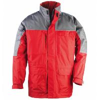 დათბილული ქურთუკი Coverguard PARKAS 5RIPR XL წითელ/ნაცრისფერი 