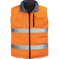 ჟილეტი დათბილული ორმხრივი Coverguard 7HWGO XXL ნარინჯისფერი 