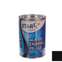 ალკიდური ემალი STAR PAINT ПФ-115 90 შავი 0.9 კგ 