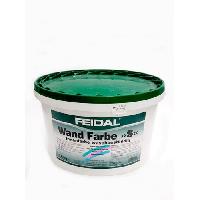 საღებავი ჭერისა და კედლებისათვის Feidal Wandfarbe S Weib 5 ლ 