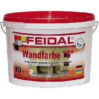 საღებავი ჭერისა და კედლებისათვის Feidal Wandfarbe S Weib 10 ლ 