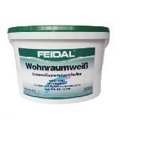 დისპერსიული საღებავი შიდა სამუშაოებისათვის Feidal Wohnraumweib 5 ლ 