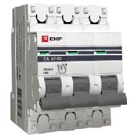 ავტომატური ამომრთველი EKF MCB4763-3-40C-PRO C40 