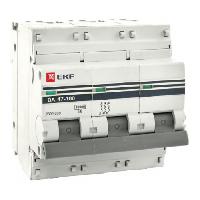 ავტომატური ამომრთველი EKF MCB47100-3-125C-PRO C125 