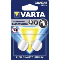ელემენტი ლითიუმის VARTA CR2025 3V 170 mAh 2 ც 