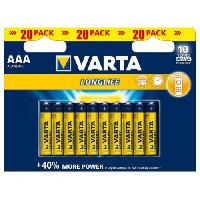 ელემენტი VARTA Alkaline AAA LL 1.5 V 20 ც 