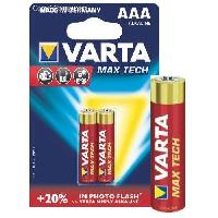 ელემენტი VARTA Alkaline Max Tech AAA 1.5 V 2 ც 