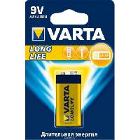 ელემენტი VARTA Alkaline Long Life 6LR61 9V 1 ც 
