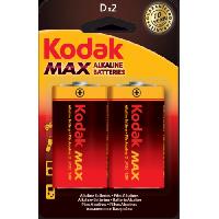 ელემენტი Kodak Max 30952843 D Alkaline 2 ც 