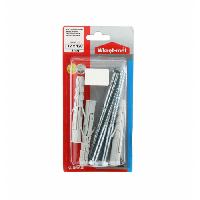 დიუბელი განბჯენი სჭვალით ექვსწახნაგა თავაკით Wkret-met BK-12120 12x120 მმ 3 ც 