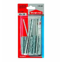 დიუბელი განბჯენი სჭვალით ექვსწახნაგა თავაკით Wkret-met BK-10120 10x120 მმ 5 ც 