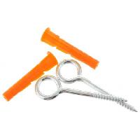 სჭვალი-რგოლი Tech-Krep 5x40 მმ 2 ც + უნივერსალური დიუბელი 8x51 მმ 2 ც 