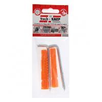 სჭვალი-ტაბიკურა Tech-Krep 3.5x35 მმ 2 ც + უნივერსალური დიუბელი 6x36 მმ 2 ც 