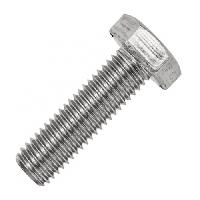 ჭანჭიკი ექვსწახნაგა თავით მოთუთიებული Tech-Krep DIN933 M6x16 20 ც 