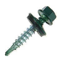 თვითმჭრელი სახურავის ბურღით Tech-Krep RAL-6005 4.8x28 მმ 300 ც მუქი-მწვანე 