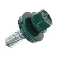 თვითმჭრელი სახურავის ბურღით Tech-Krep RAL-6005 5.5x19 მმ 60 ც მუქი-მწვანე 