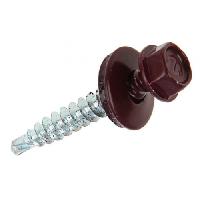 თვითმჭრელი სახურავის ბურღით Tech-Krep RAL-3005 4.8x35 მმ 60 ც ღვინისფერი-წითელი 